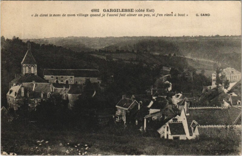 Carte postale ancienne Gargilesse France