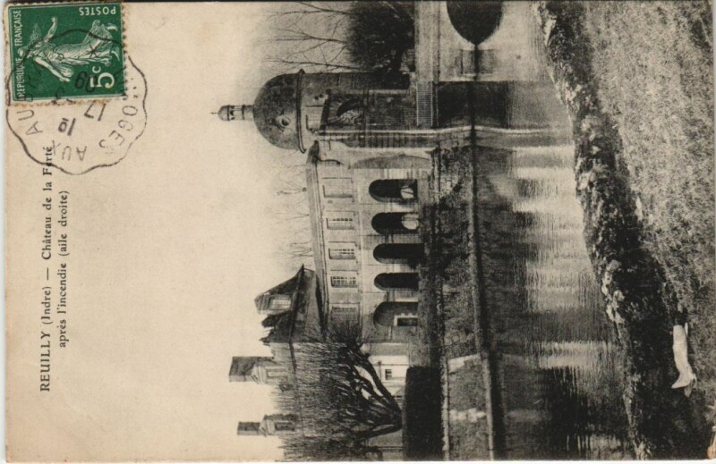 Carte postale ancienne Reuilly Chateau de la Ferte France à Reuilly