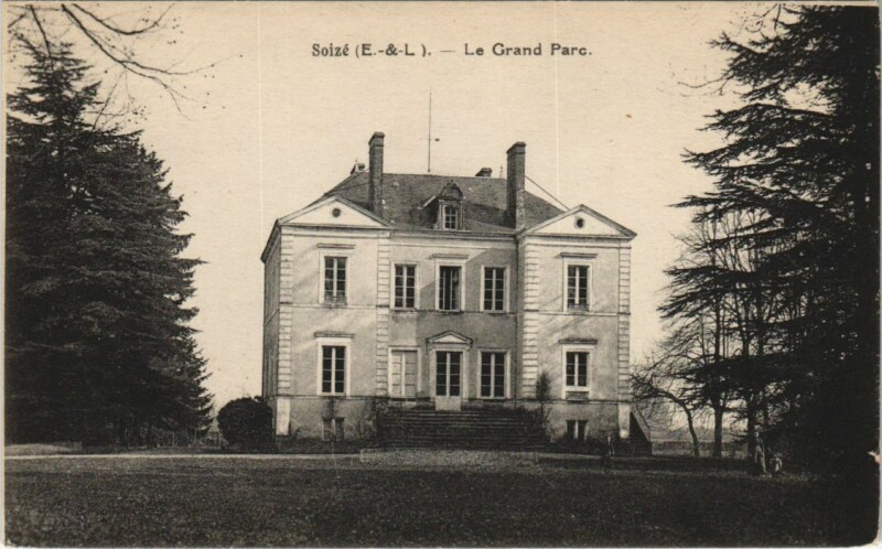Carte postale ancienne Soize Le Grand Parc