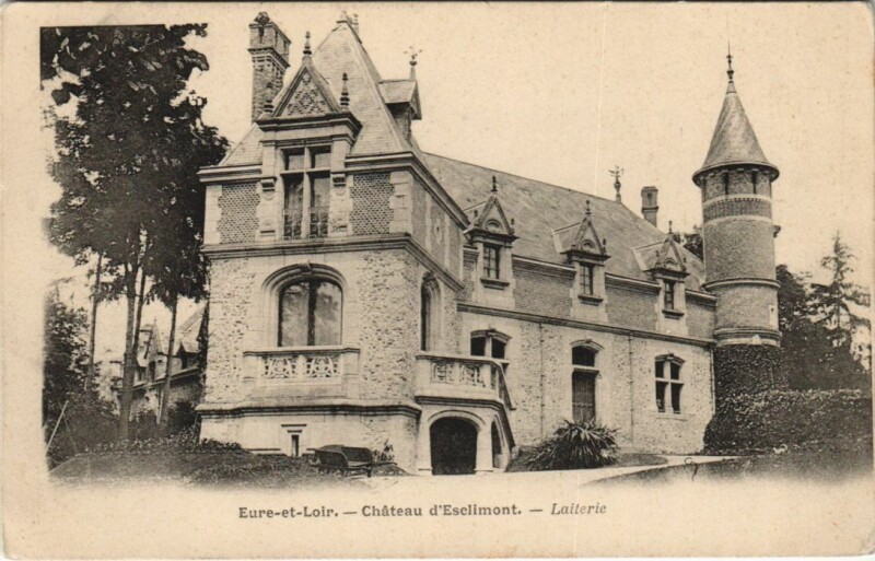 Carte postale ancienne Chateau d'Esclimont - Laiterie