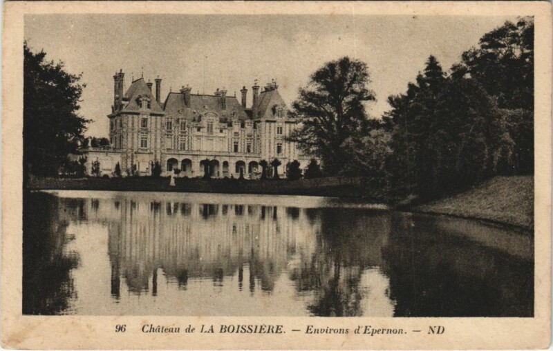 Carte postale ancienne Chateau de La Boissiere - Environs d'Epernon