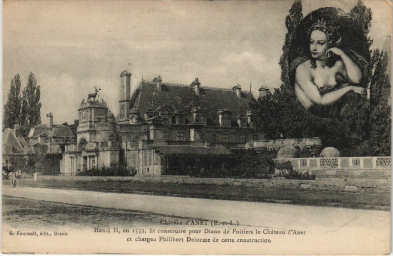 Carte postale ancienne Anet Chateau d'Anet