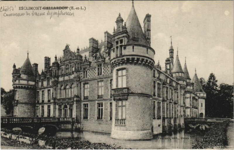 Carte postale ancienne Esclimont Chateau