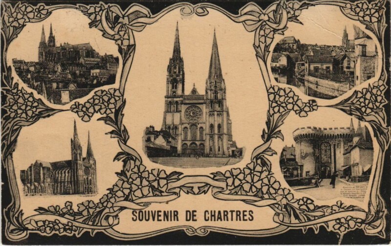 Carte postale ancienne Chartres Scenes à Chartres