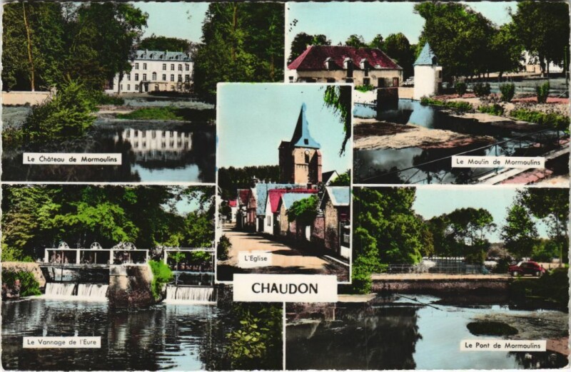 Carte postale ancienne Chaudon Scenes à Chaudon