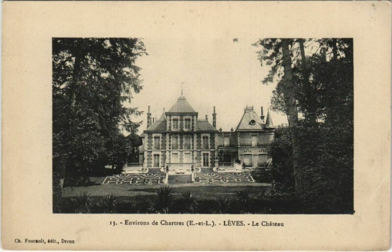 Carte postale ancienne Leves Le Chateau