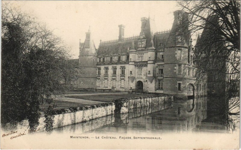 Carte postale ancienne Maintenon Le Chateau - Facade Septentrionale à Maintenon