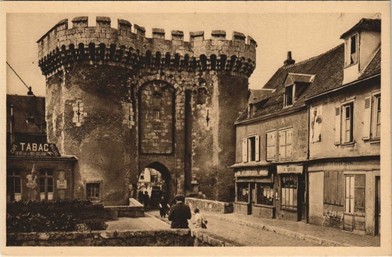 Carte postale ancienne Chartres La Porte Guillaume à Chartres