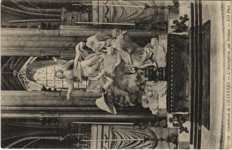 Carte postale ancienne Chartres Cathedrale - L'Assomption à Chartres