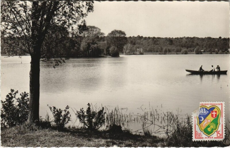 Carte postale ancienne Landelles Etang de Landelles - Courville-sur-Eure Environs à Courville-sur-Eure