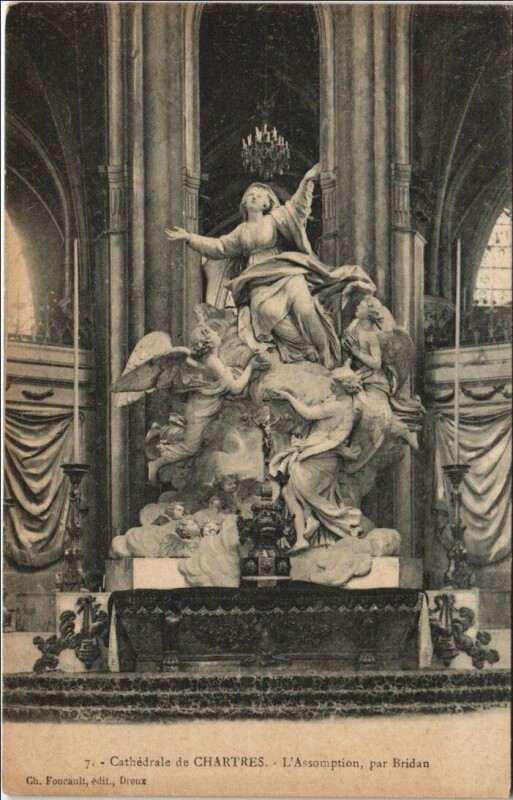 Carte postale ancienne Chartres Cathedrale - L'Assomption à Chartres