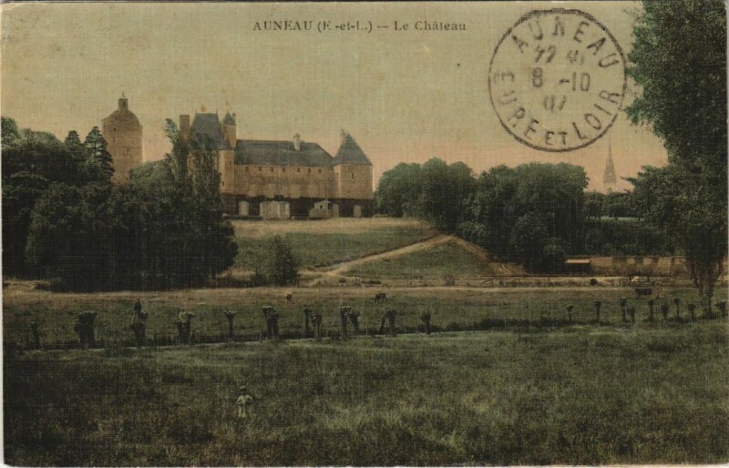 Carte postale ancienne Auneau Le Chateau
