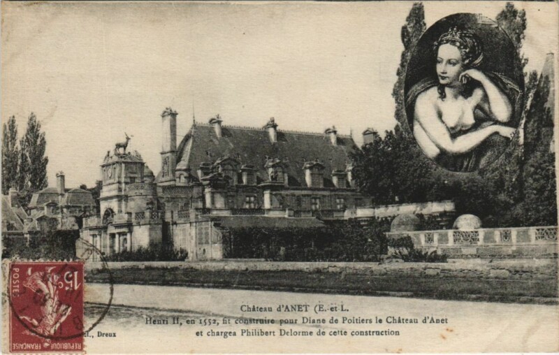 Carte postale ancienne Anet Chateau d'Anet