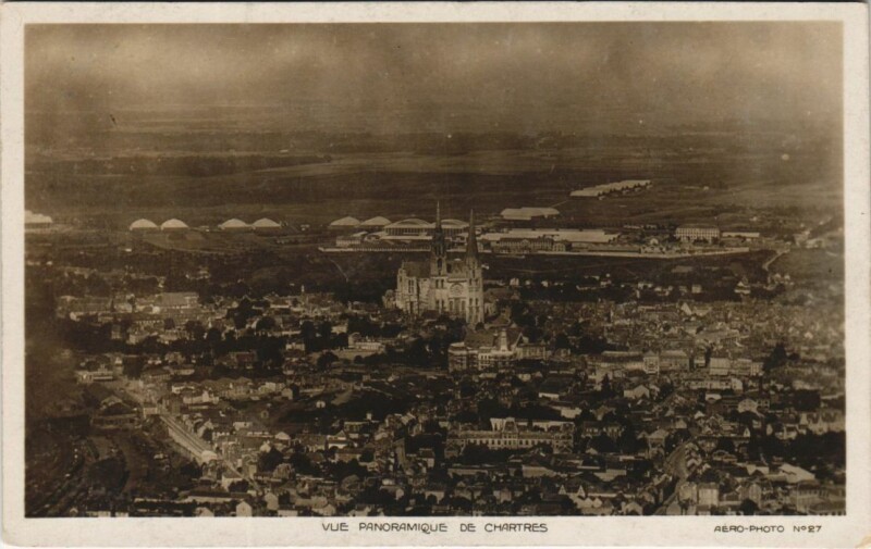 Carte postale ancienne Chartres Vue Panoramique France à Chartres