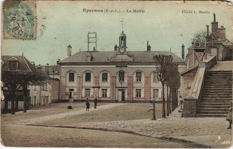 Carte postale ancienne Epernon La Mairie France