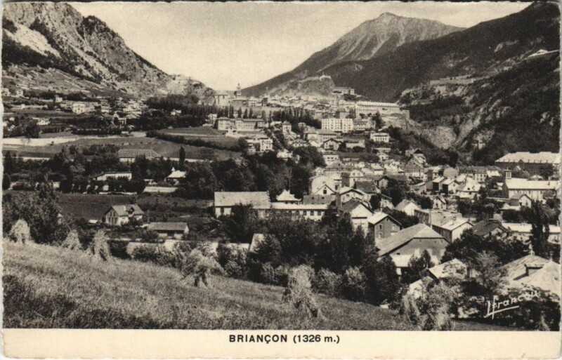 Carte postale ancienne Briancon Vue Generale France