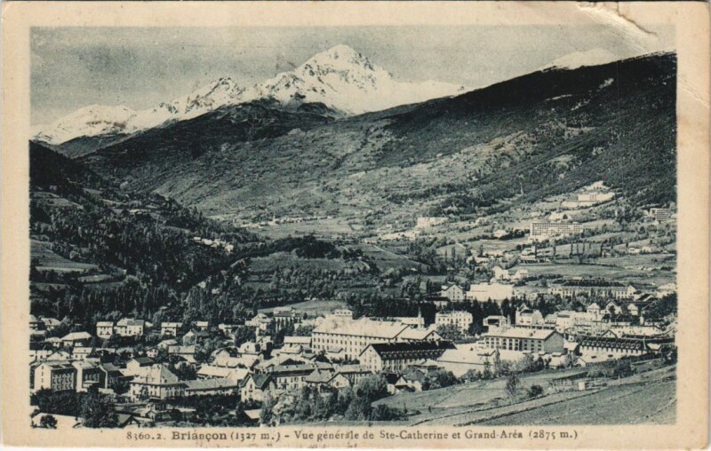 Carte postale ancienne Briancon Vue Generale France