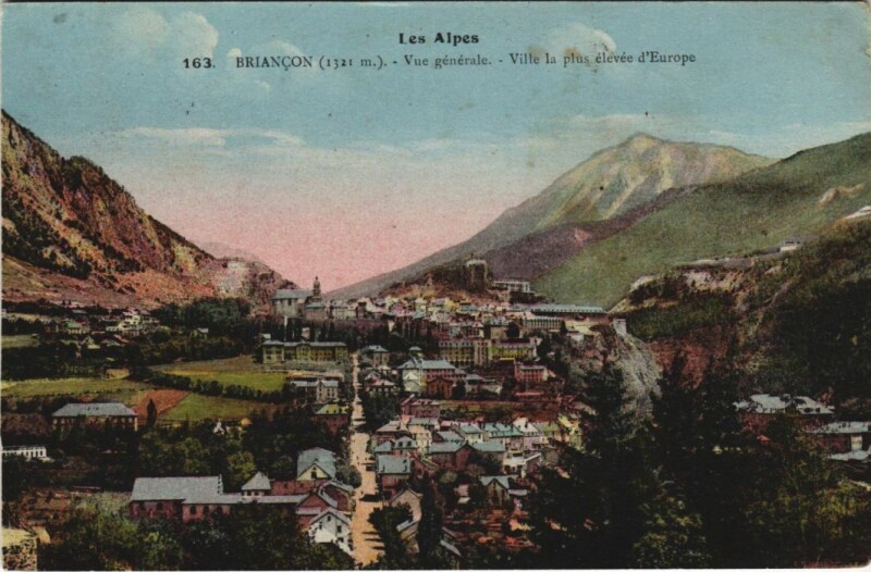 Carte postale ancienne Briancon Vue Generale France