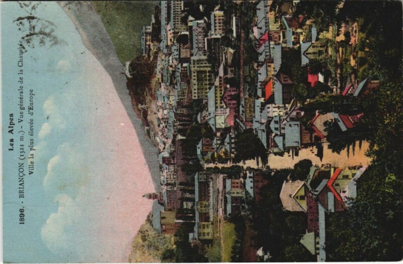 Carte postale ancienne Briancon Vue Generale France