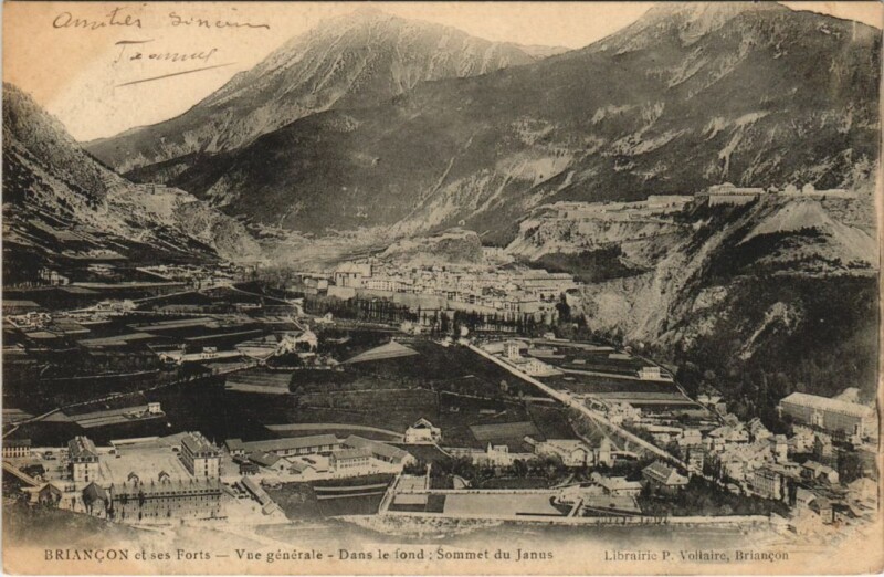 Carte postale ancienne Briancon Vue Generale France
