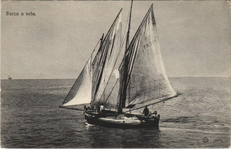 Carte postale ancienne Barca a Vela - Sailboat Ships
