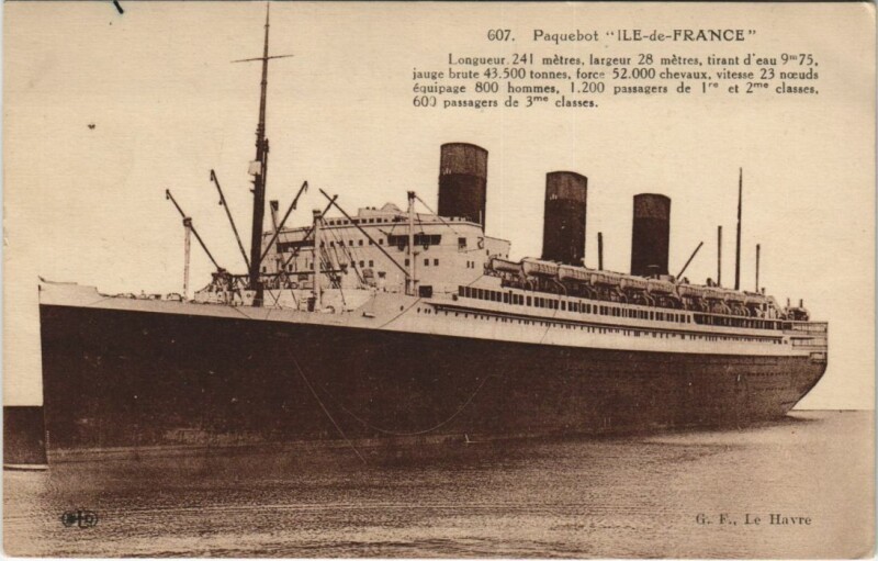 Carte Postale Ancienne - Paquebot Alexandra Förde - Flensburg - Allemagne (années 50)