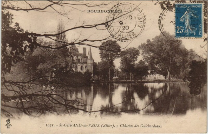Carte postale ancienne Neris les Bains Chateau