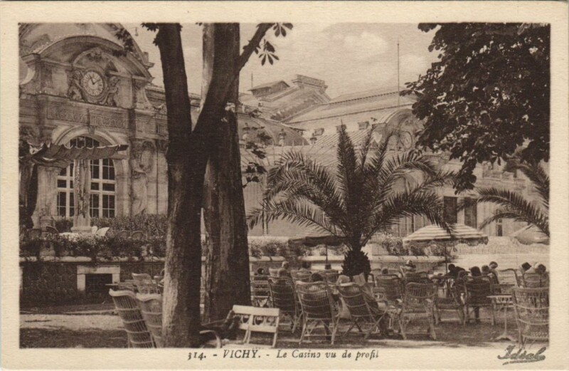 Carte postale ancienne Vichy Le Casino à Vichy