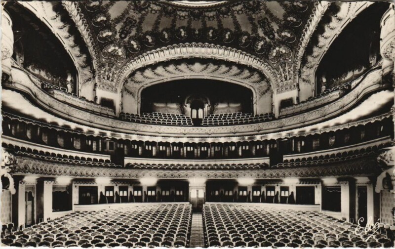Carte postale ancienne Vichy Salle du Theatre du Casino à Vichy