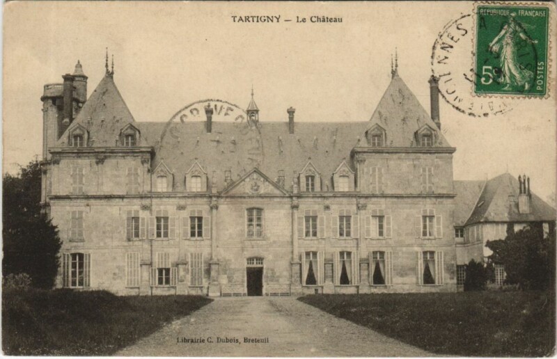 Carte postale ancienne Tartigny Le Chateau à Tartigny