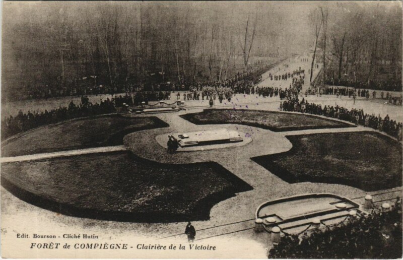 Carte postale ancienne Compiegne Foret de Compiegne - Clairiee de la Victoire