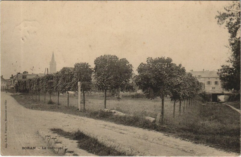 Carte postale ancienne Boran Le Carrouge