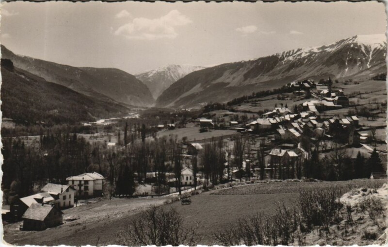Carte postale ancienne Villars-Colmars Vue Generale à Colmars