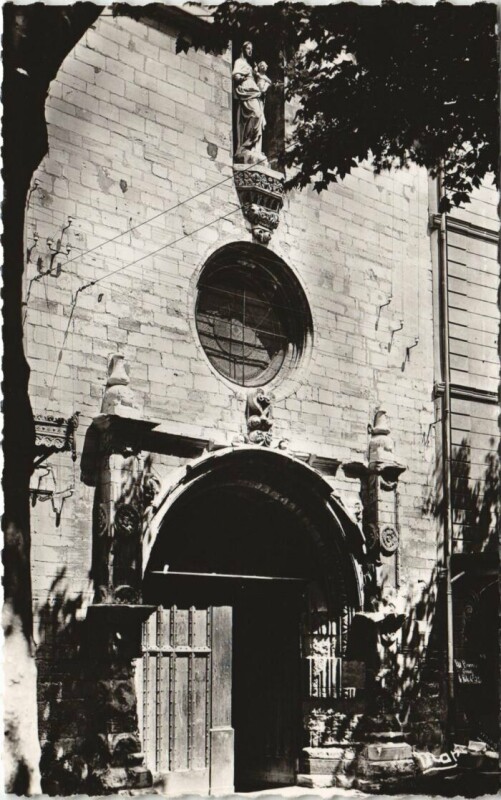 Carte postale ancienne Manosque Eglise Notre-Dame à Manosque
