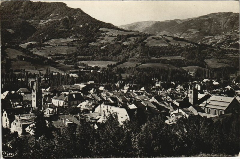 Carte postale ancienne Barcelonnette Vue Generale à Barcelonnette