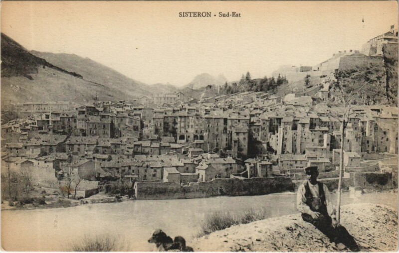 Carte postale ancienne Sisteron Sud-Est à Sisteron