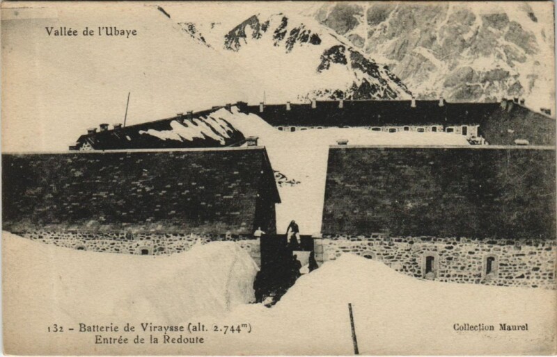 Carte postale ancienne Batterie de Viraysse - Entree de la Redoute