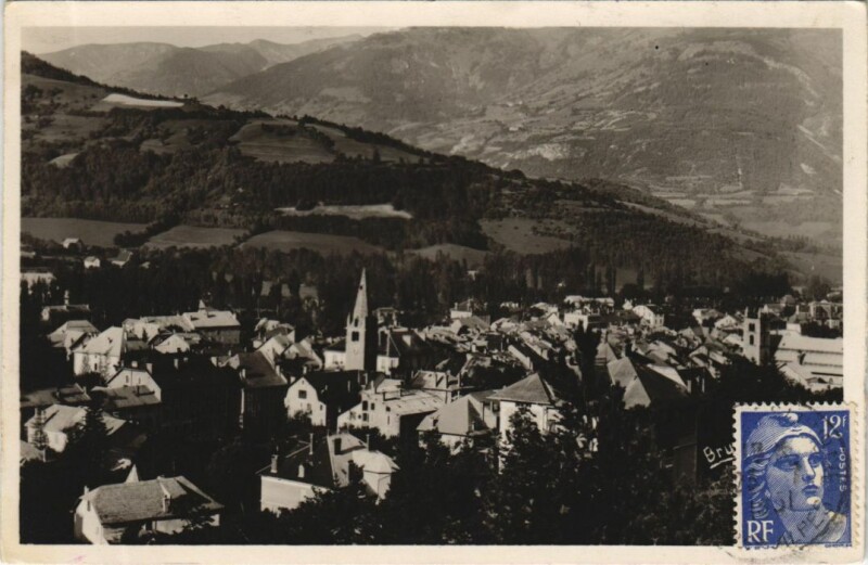 Carte postale ancienne Barcelonnette Vue Generale à Barcelonnette