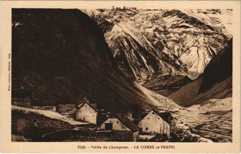 Carte postale ancienne La Combe-de-Prapic Vallee du Champsaur