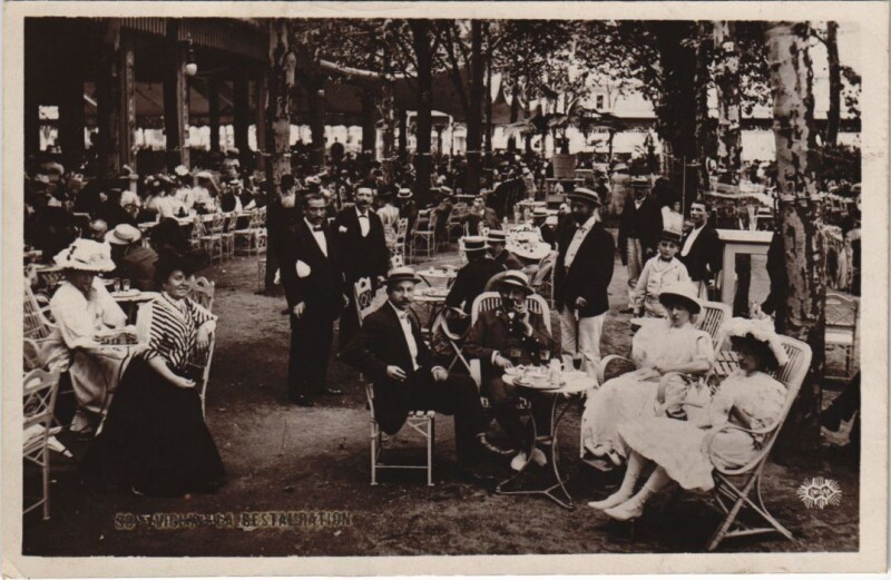 Carte postale ancienne Vichy La Restauration à Vichy