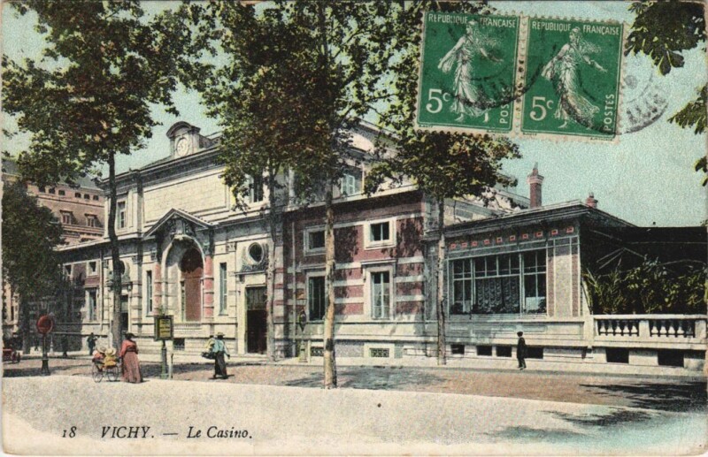 Carte postale ancienne Vichy Le Casino à Vichy