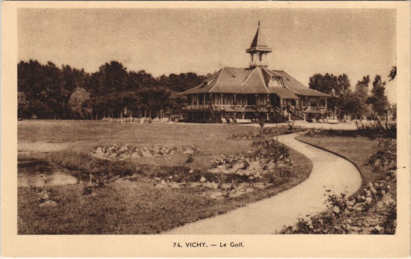 Carte postale ancienne Vichy Le Golf à Vichy