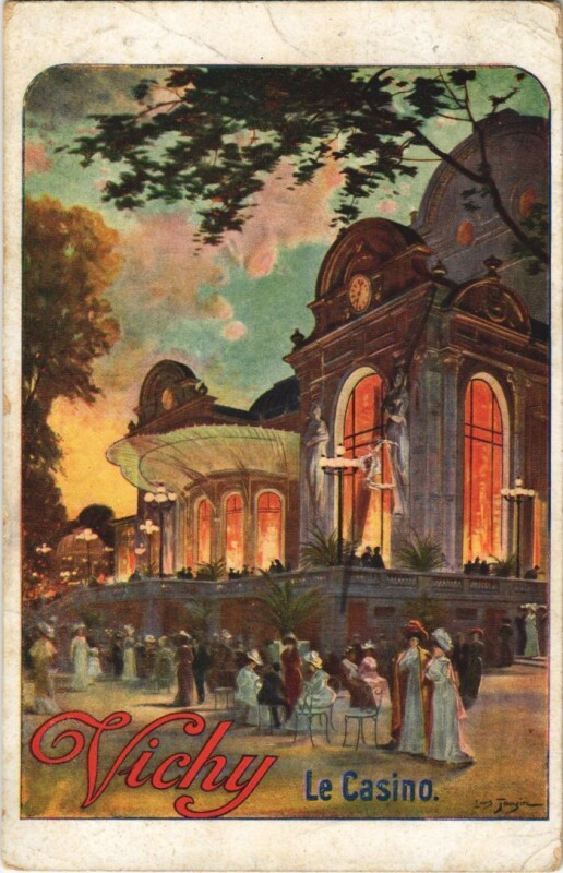 Carte postale ancienne Vichy Le Casino à Vichy