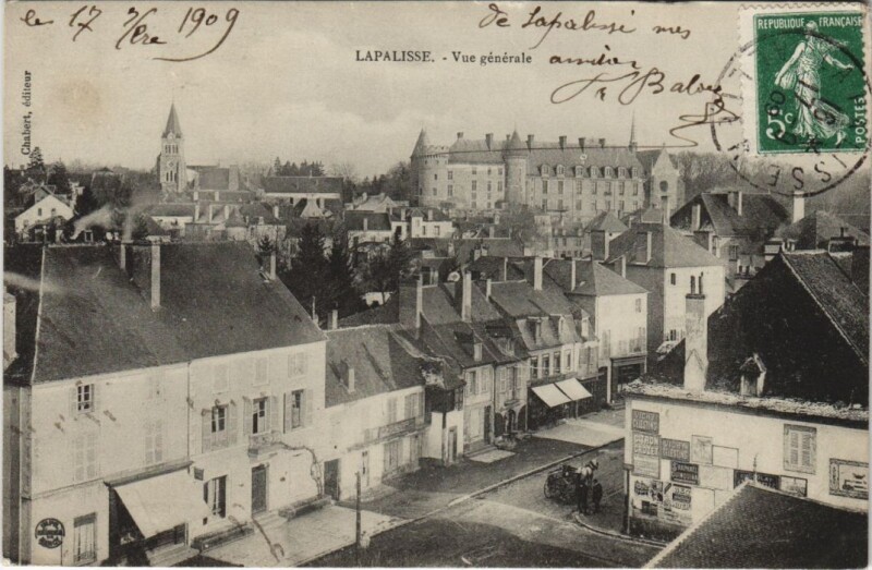 Carte postale ancienne Lapalisse Vue Generale à Lapalisse