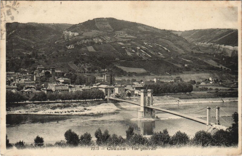 Carte postale ancienne Couzon Vue Generale à Couzon