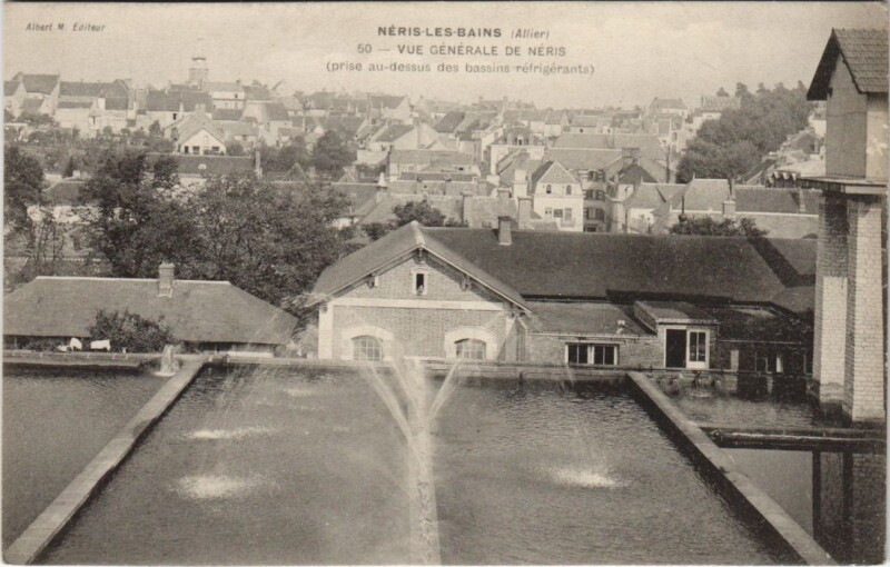 Carte postale ancienne Neris-les-Bains Vue Generale
