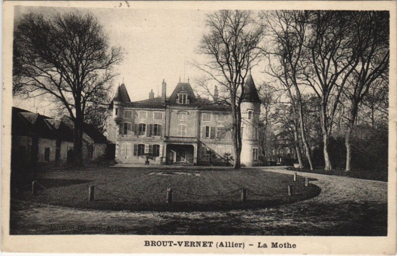 Carte postale ancienne Brout-Vernet La Mothe