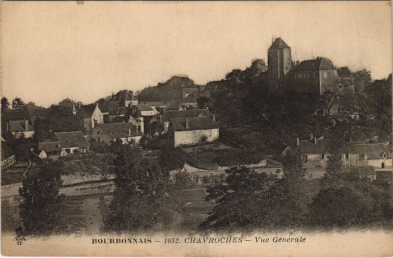 Carte postale ancienne Chavroches Vue Generale à Chavroches