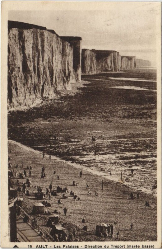Carte postale ancienne Ault Les Falaises