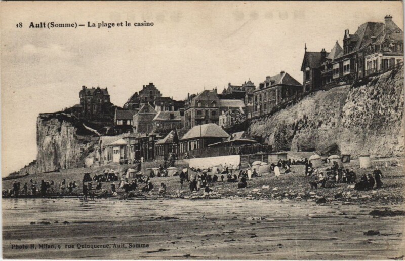 Carte postale ancienne Ault La Plage Le Casino